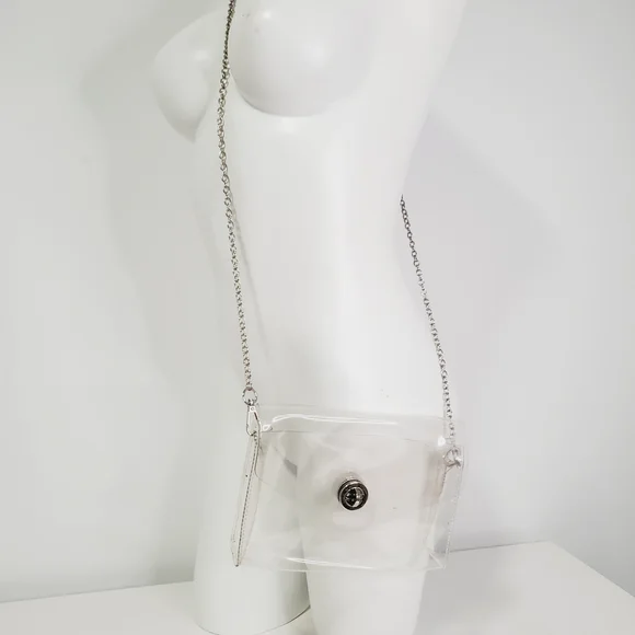Transparent Chain Shoulder Bag - Picture 3 of 9